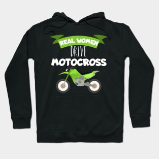 Motocross real women Hoodie